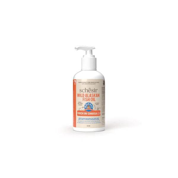 Olio di Salmone per Cani 250ml - Schesir Grizzly Wild Alaskan Olio di Salmone per Cani 250ml - Schesir Grizzly Wild Alaskan